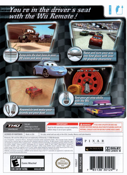 Cars - Wii - Retro Island Gaming