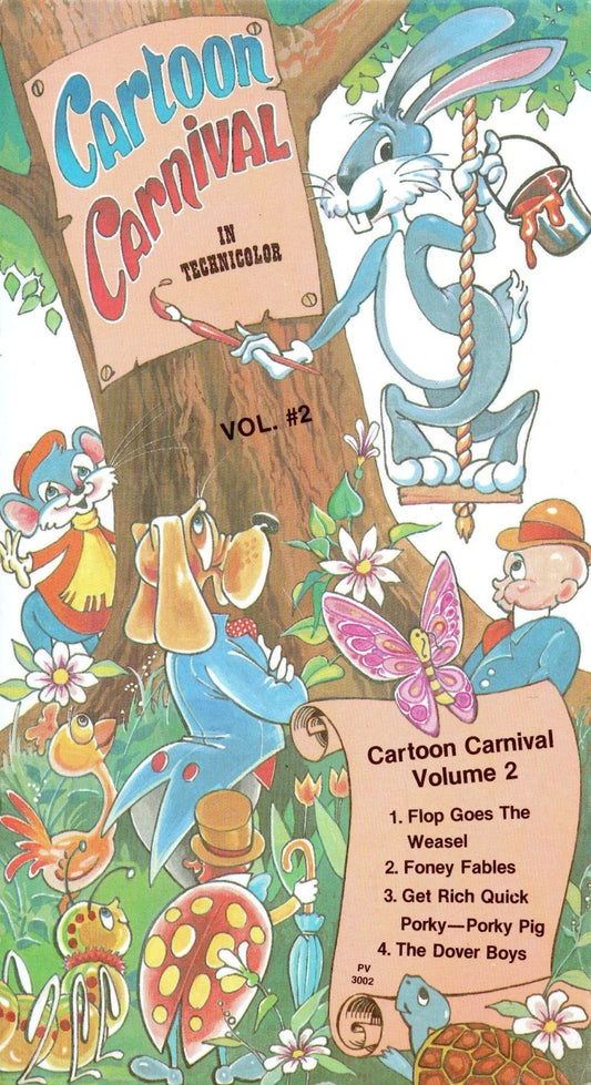 Cartoon Carnival Vol. 2: In Technicolor - VHS - Retro Island Gaming