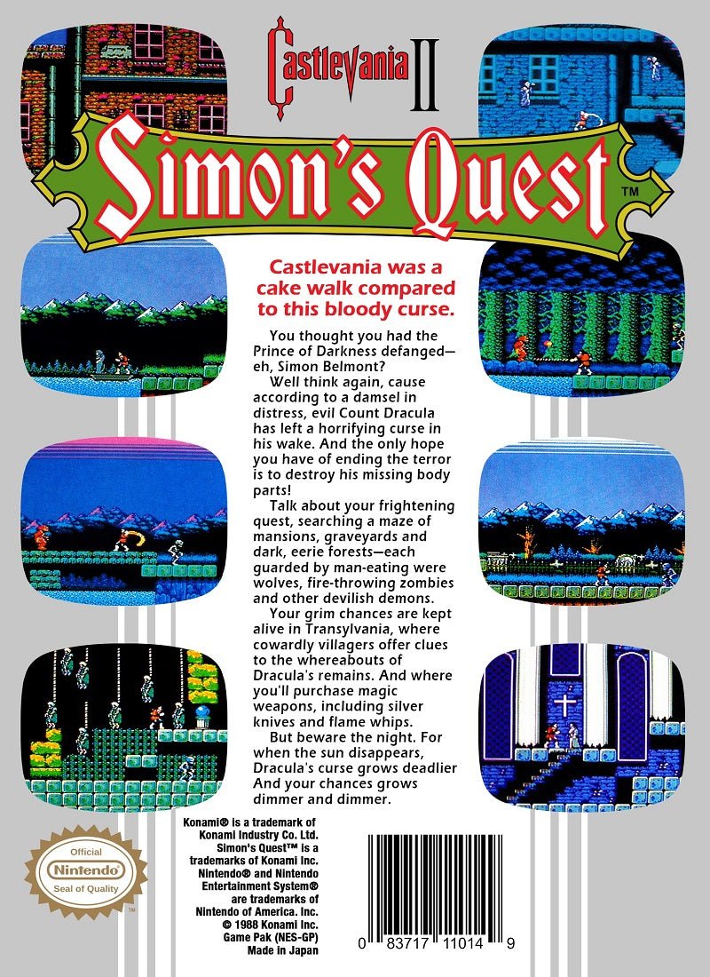 Castlevania II Simon's Quest - NES - Retro Island Gaming