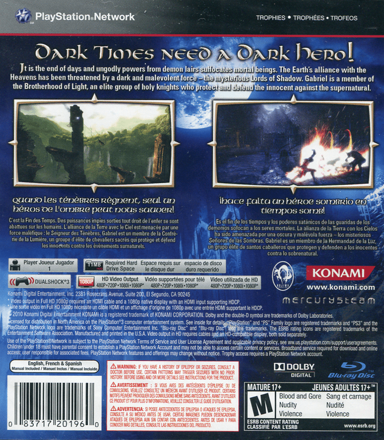 Castlevania: Lords of Shadow - Playstation 3 - Retro Island Gaming