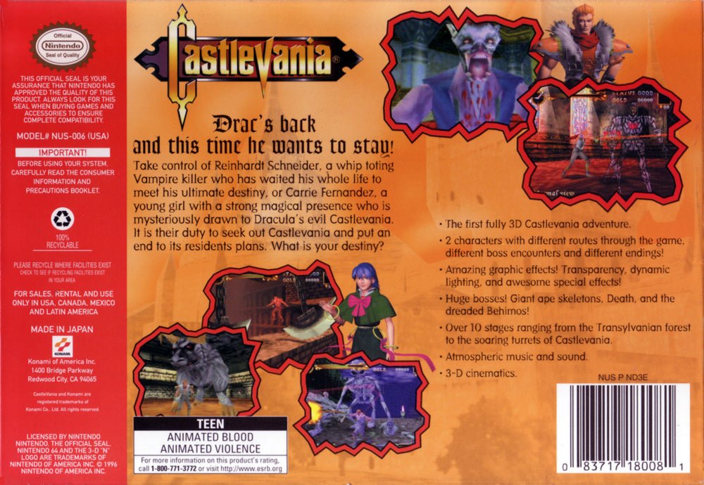 Castlevania - Nintendo 64 - Retro Island Gaming