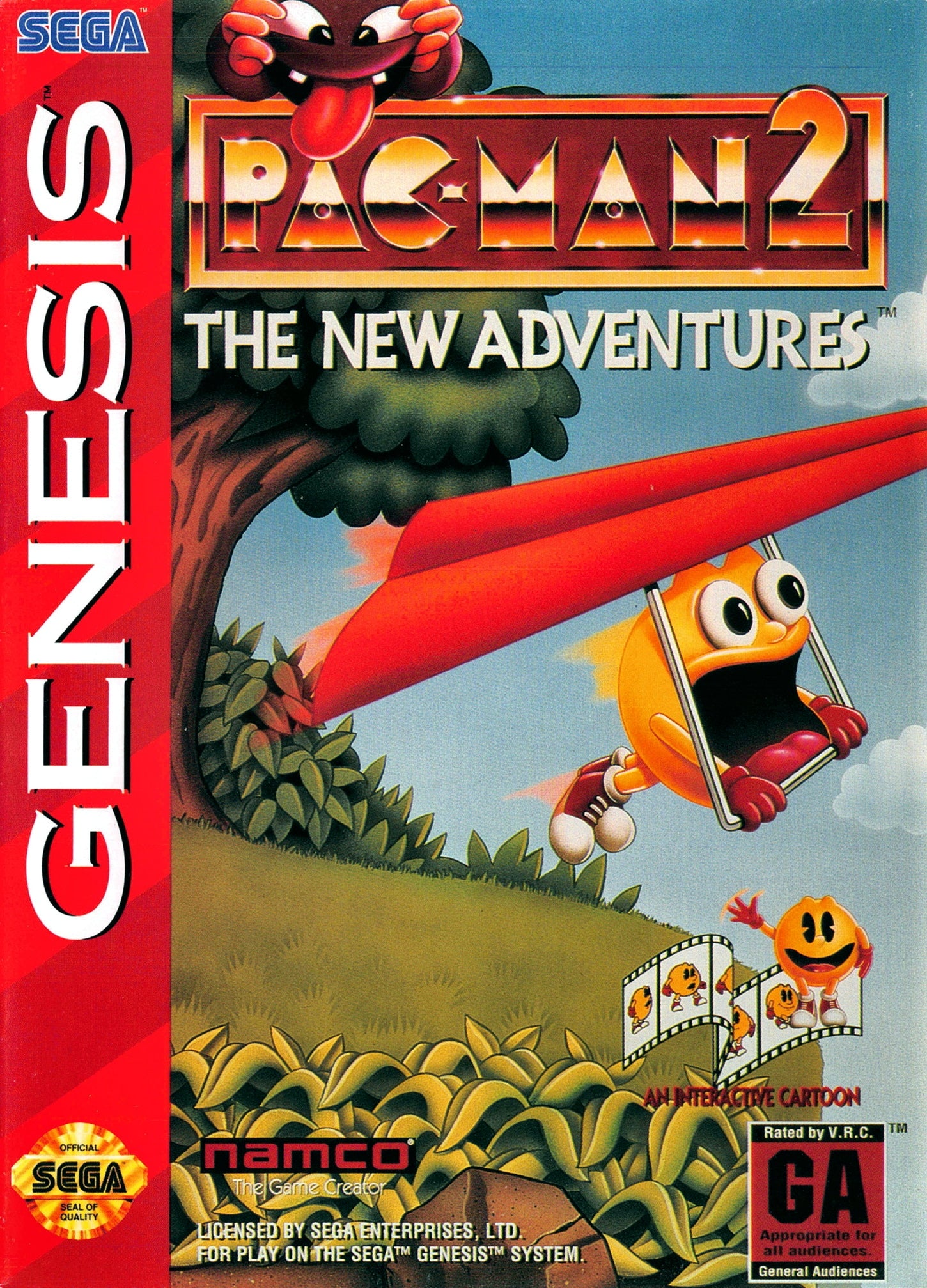 Pac-Man 2 The New Adventures - Sega Genesis