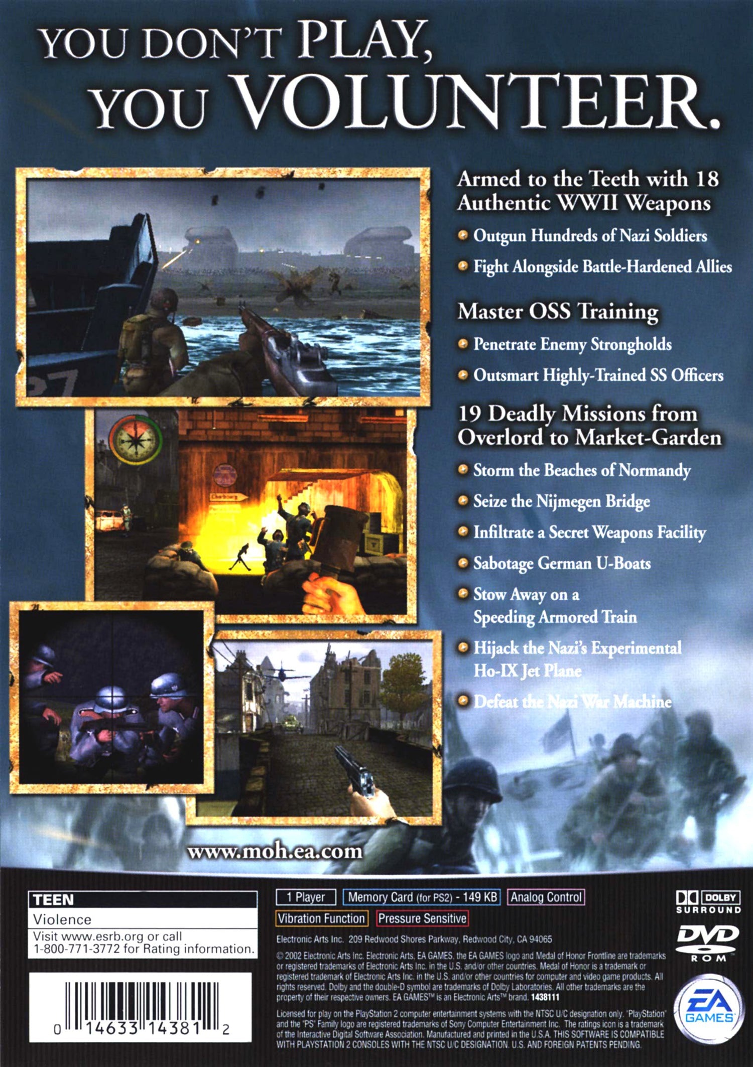 Medal of Honor Frontline - Playstation 2