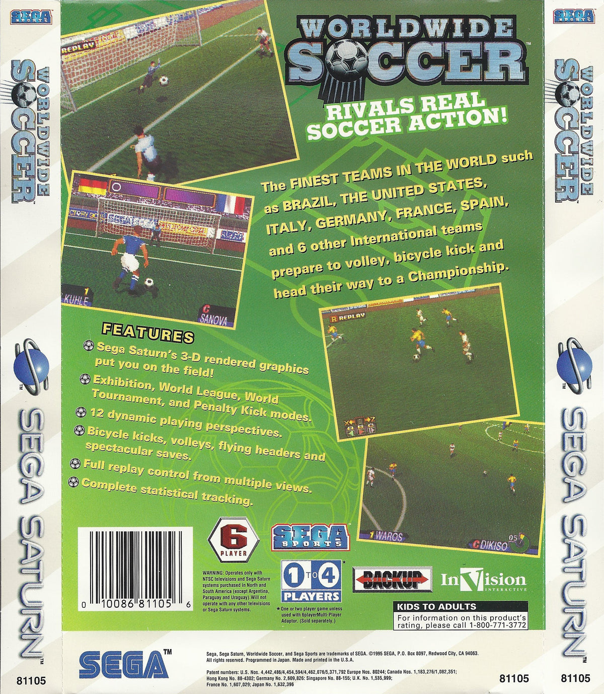 Worldwide Soccer - Sega Saturn - Retro Island Gaming