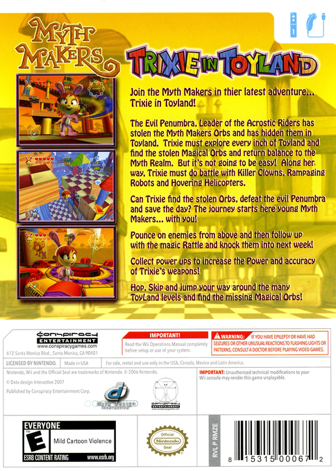 Myth Makers Trixie in Toyland - Wii
