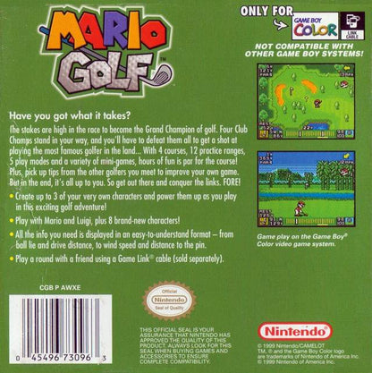 Mario Golf - GameBoy Color - Retro Island Gaming