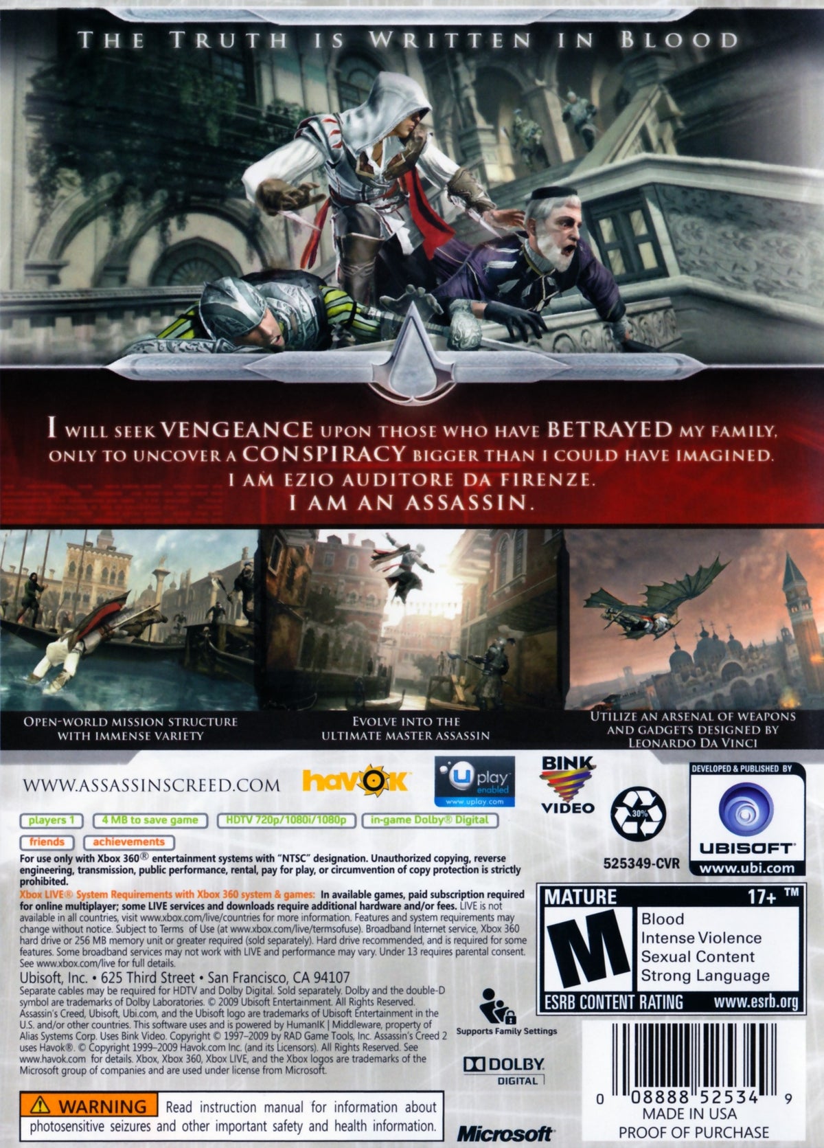 Assassin's Creed II - Xbox 360 - Retro Island Gaming