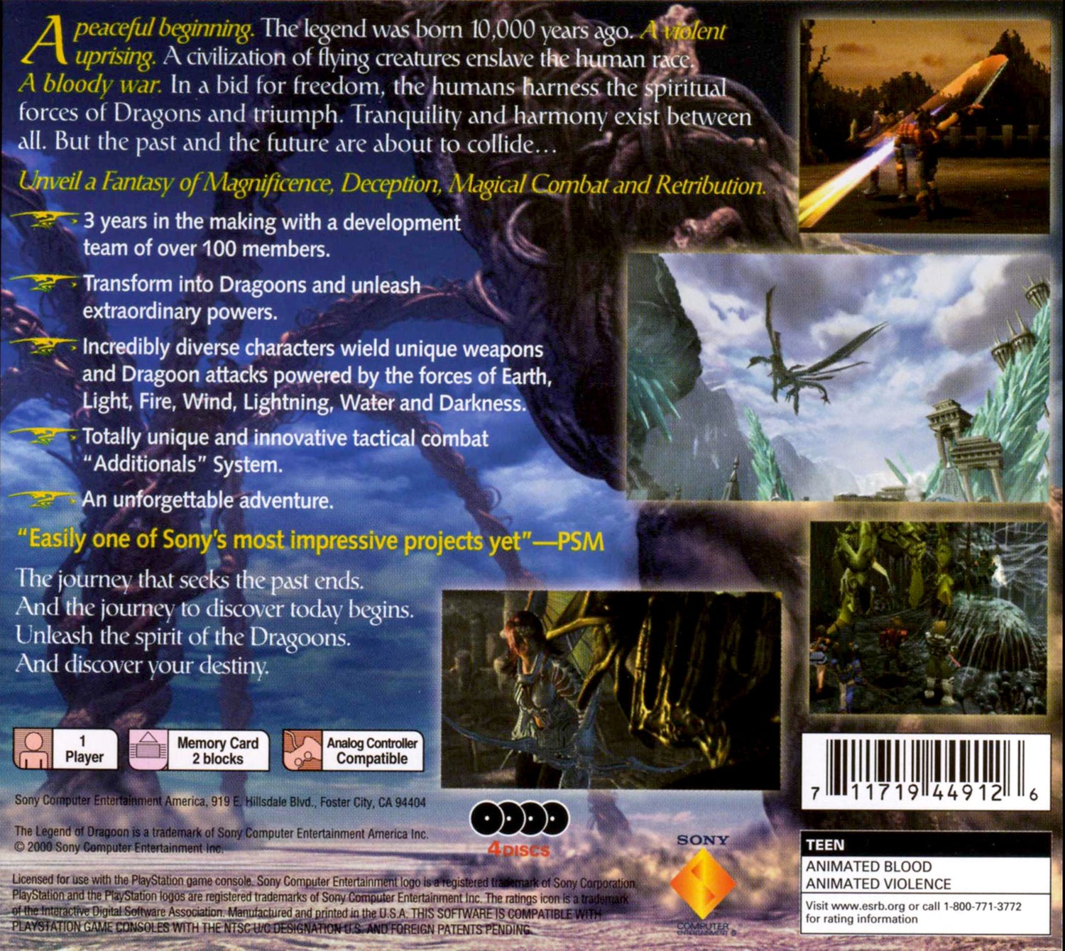 Legend of Dragoon - Playstation