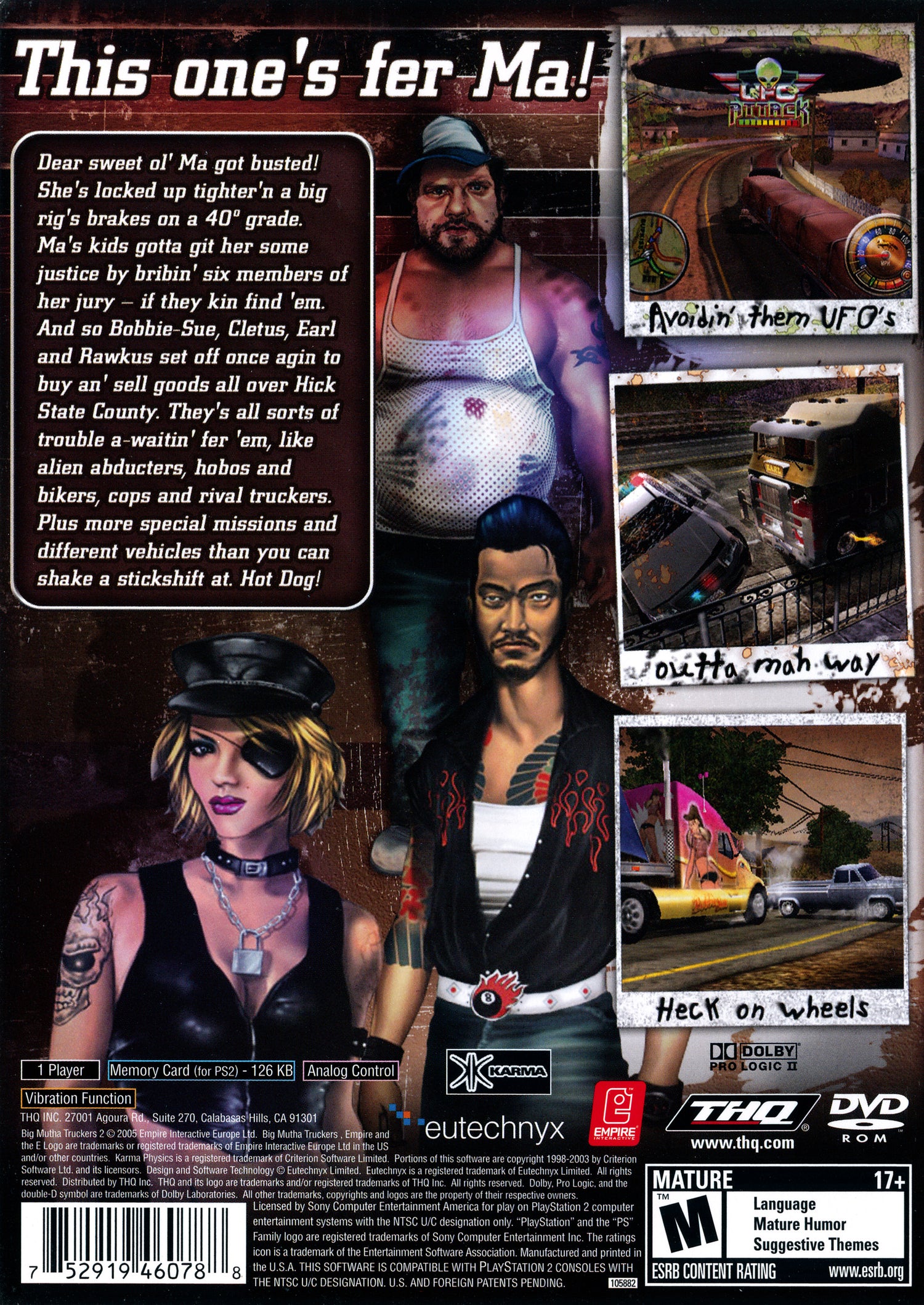 Big Mutha Truckers 2 - Playstation 2