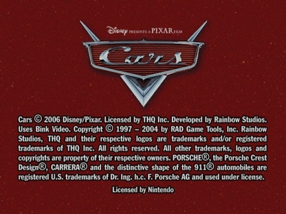 Cars - Gamecube - Retro Island Gaming