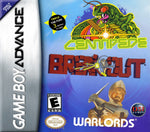 Centipede Breakout and Warlords - GameBoy Advance - Retro Island Gaming