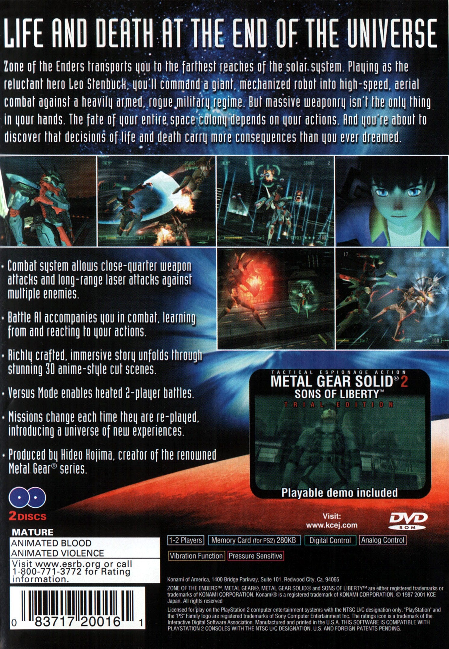 Zone of the Enders - Playstation 2