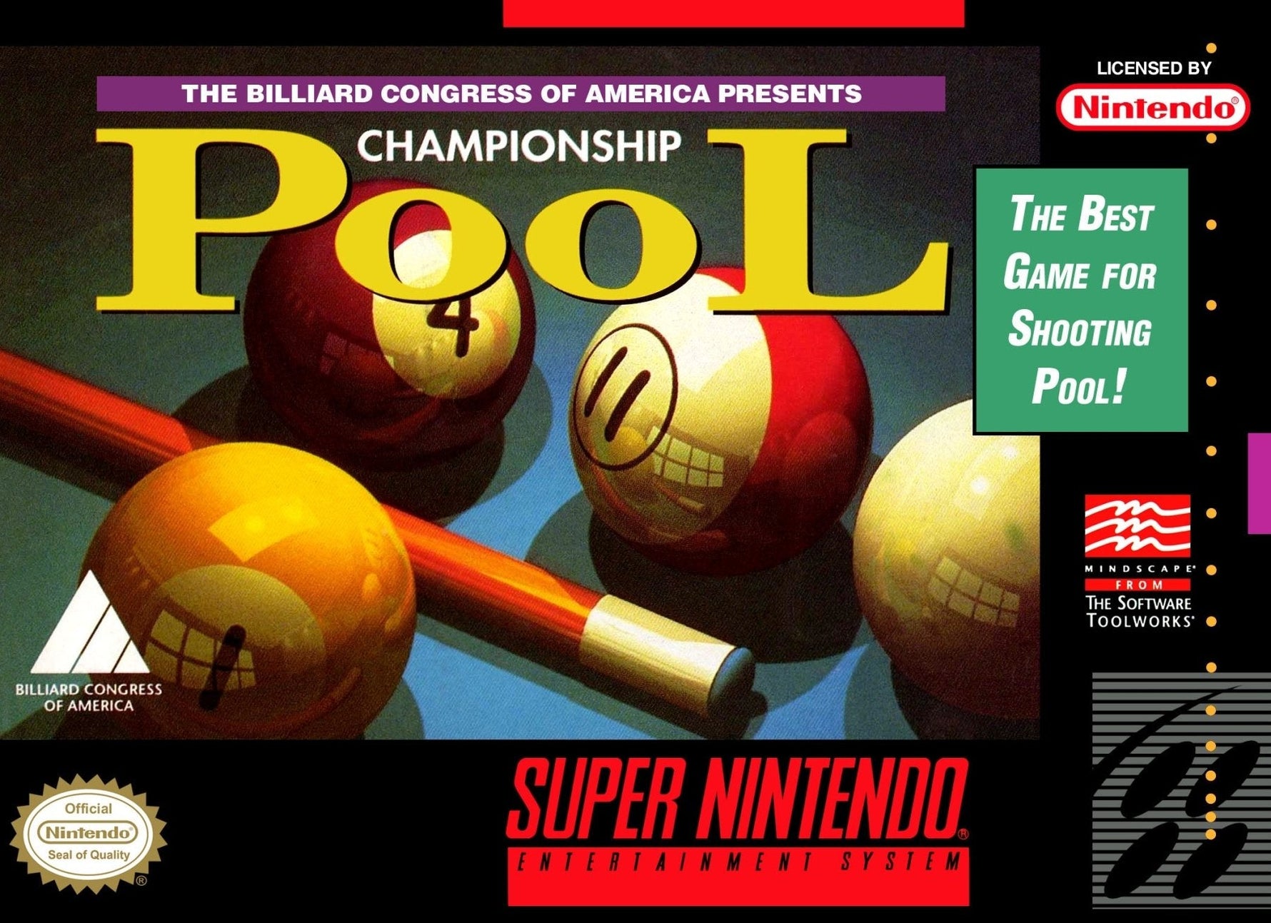 Championship Pool - Super Nintendo - Retro Island Gaming