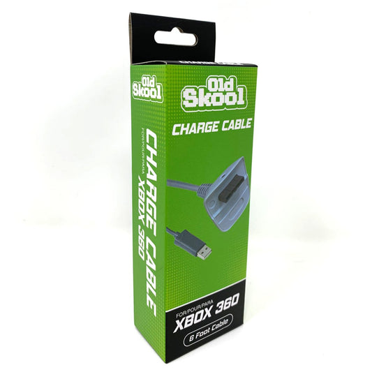 Charge Cable for Xbox 360 - Old Skool - Retro Island Gaming