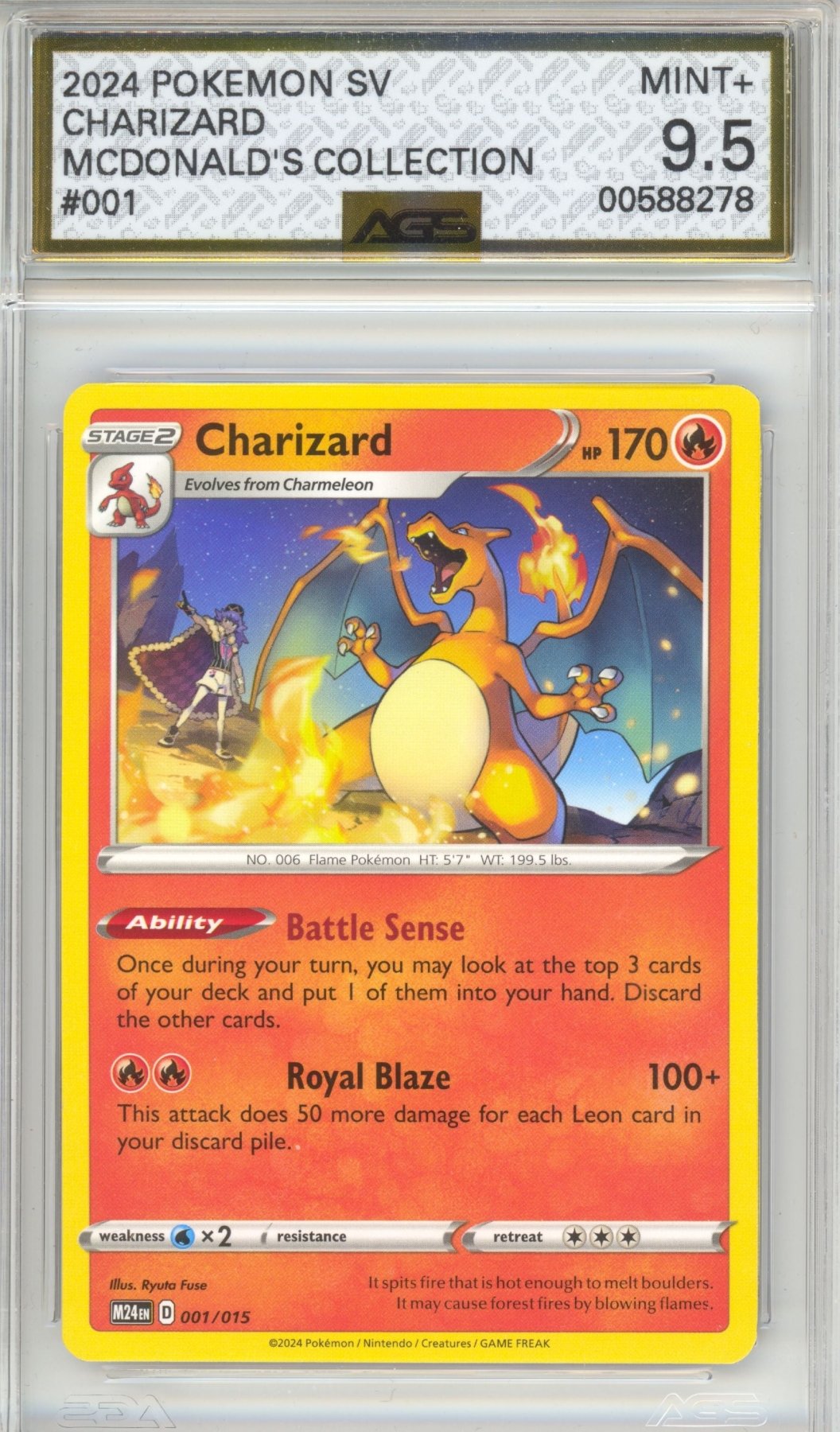 Charizard 1 - Pokemon McDonalds 2024 - Retro Island Gaming