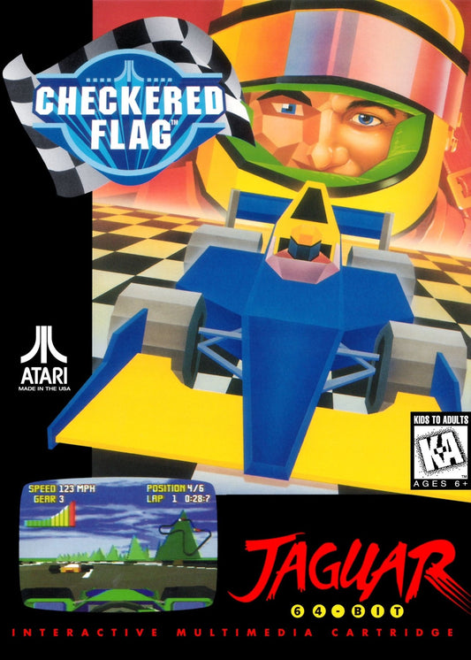 Checkered Flag - Jaguar - Retro Island Gaming