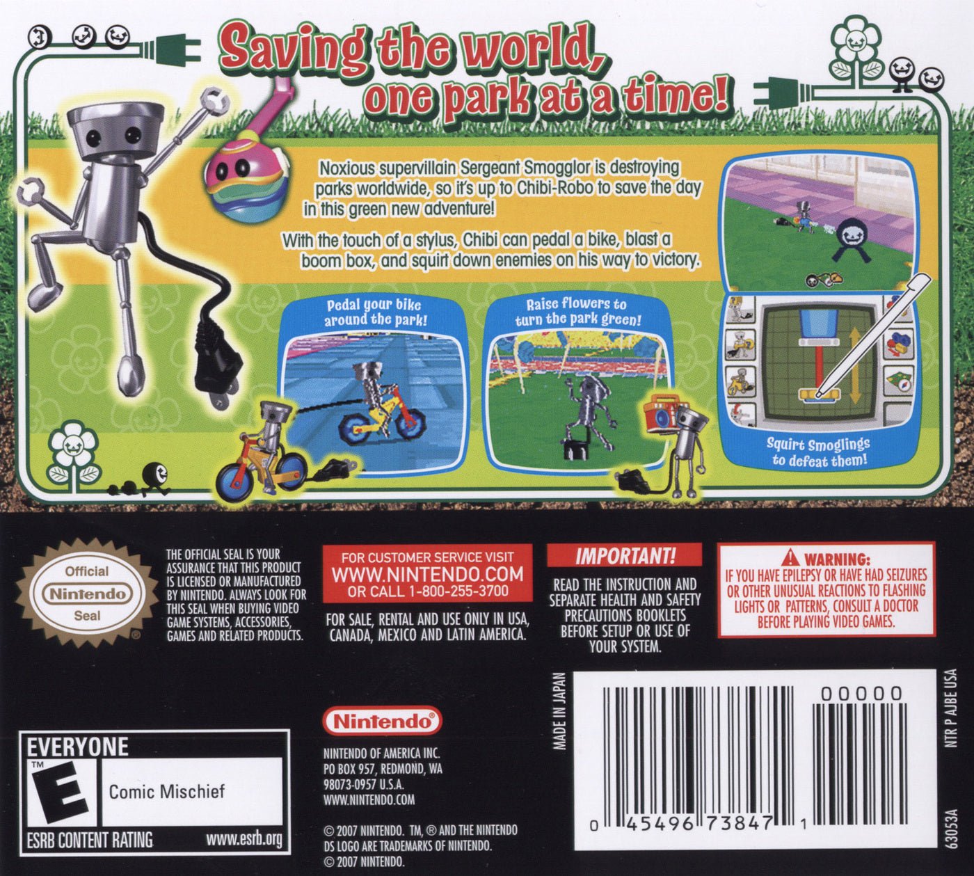 Chibi - Robo Park Patrol - Nintendo DS - Retro Island Gaming