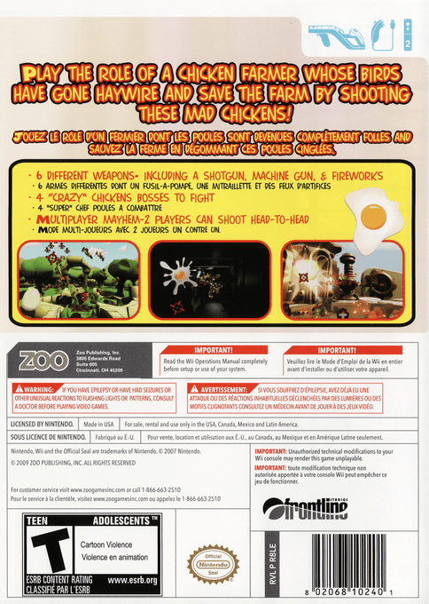 Chicken Blaster - Wii - Retro Island Gaming