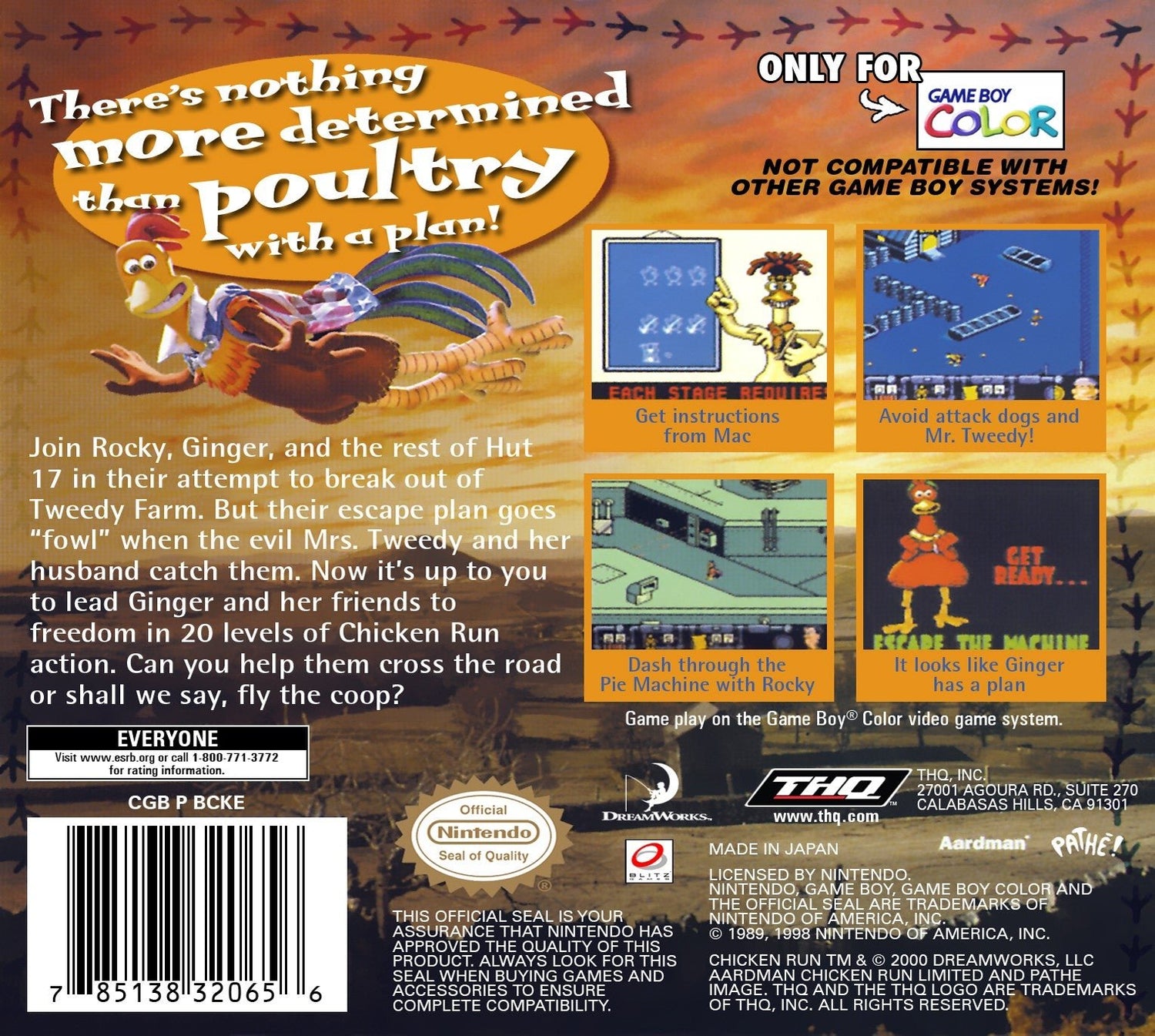 Chicken Run - GameBoy Color - Retro Island Gaming