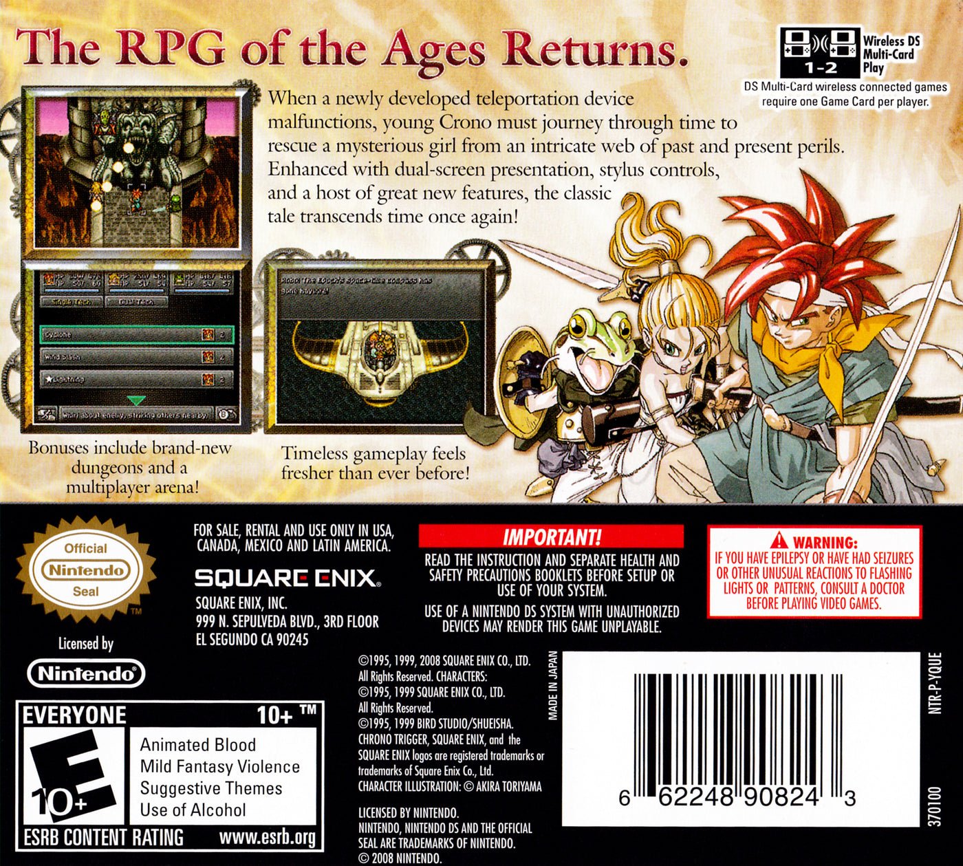 Chrono Trigger - Nintendo DS - Retro Island Gaming