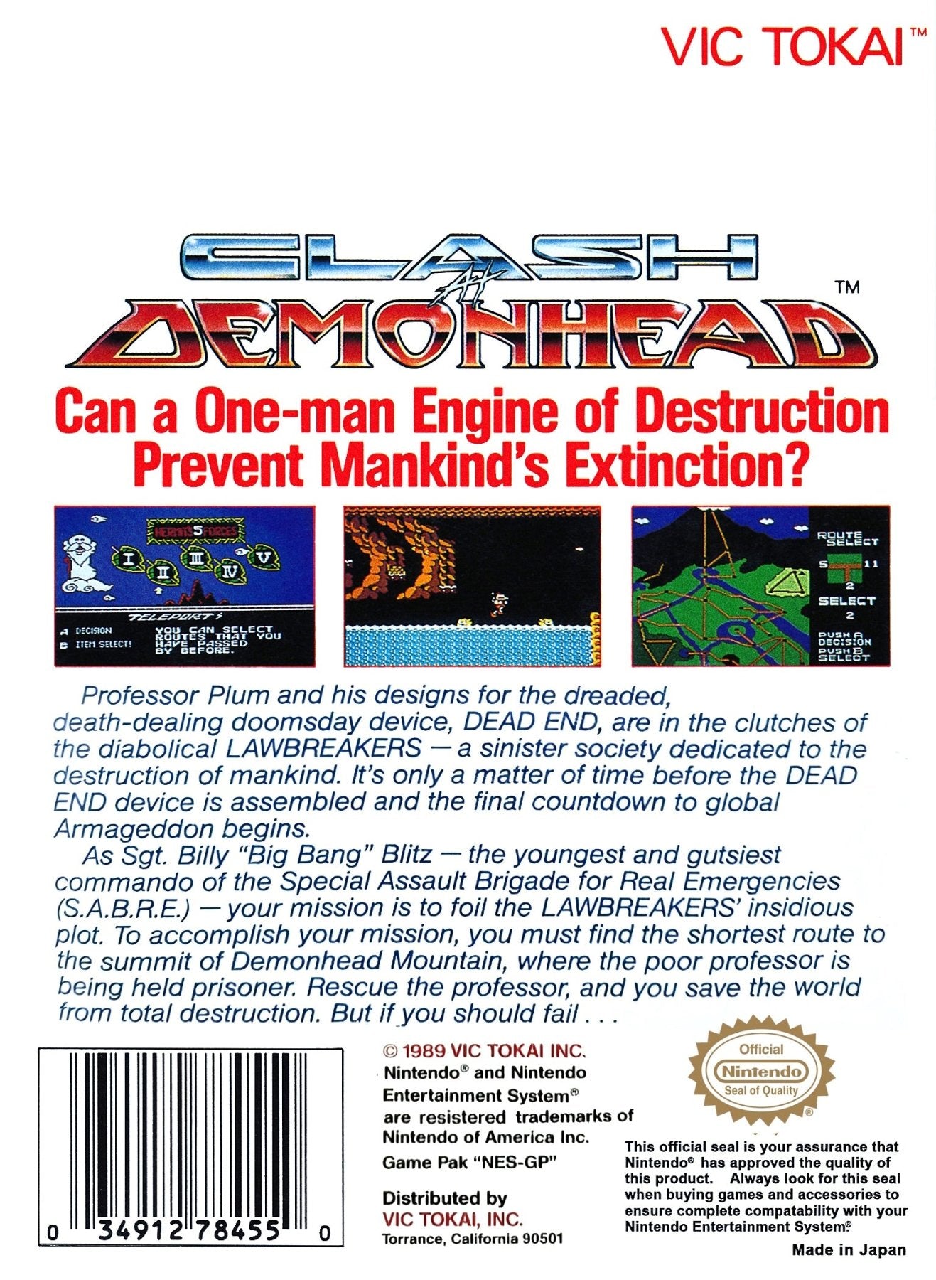 Clash at Demonhead - NES - Retro Island Gaming