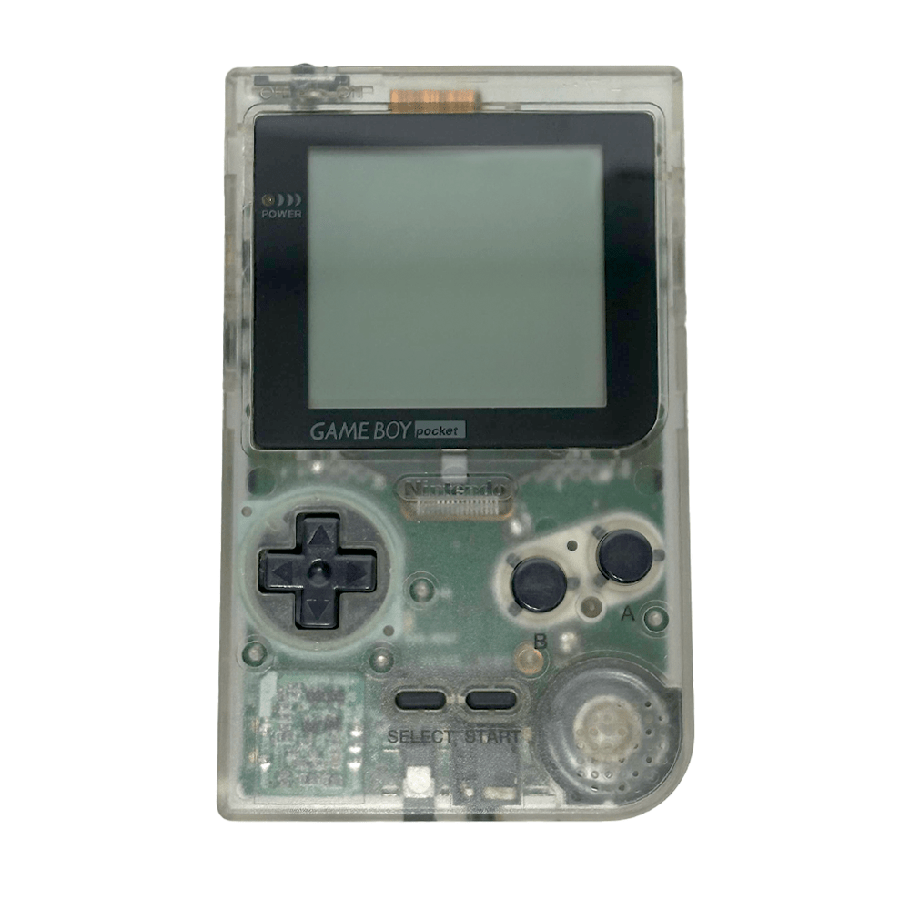 Clear GameBoy Pocket System - Certified Tested & Cleaned - Retro Island Gaming