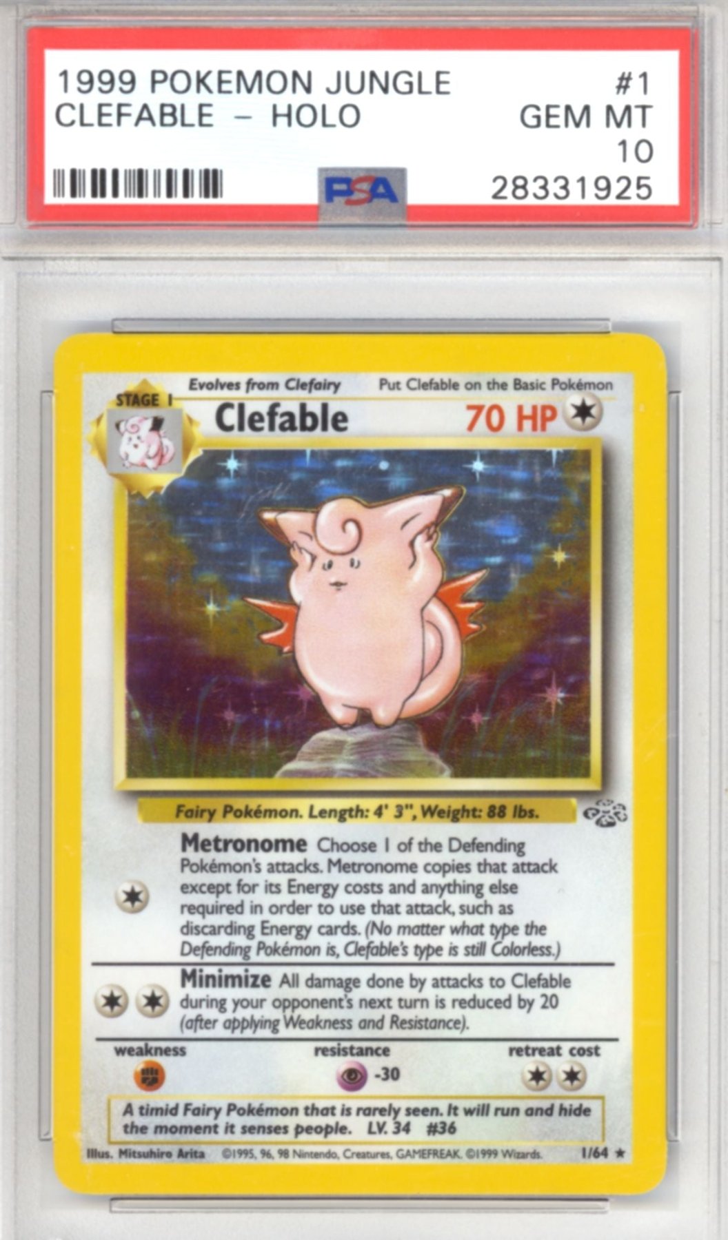 Clefable #1 - Pokemon Jungle - Retro Island Gaming