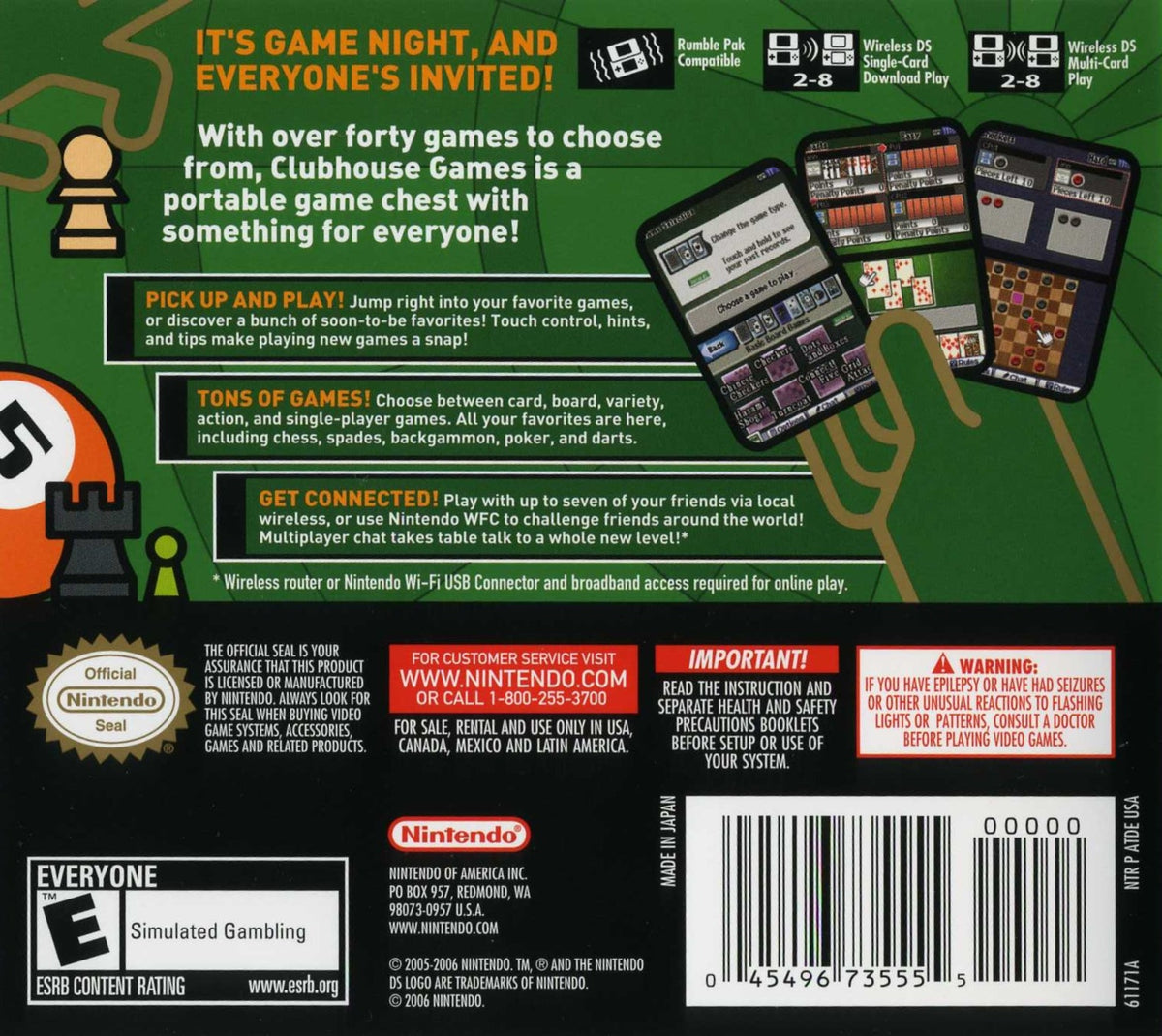 Club House Games - Nintendo DS - Retro Island Gaming