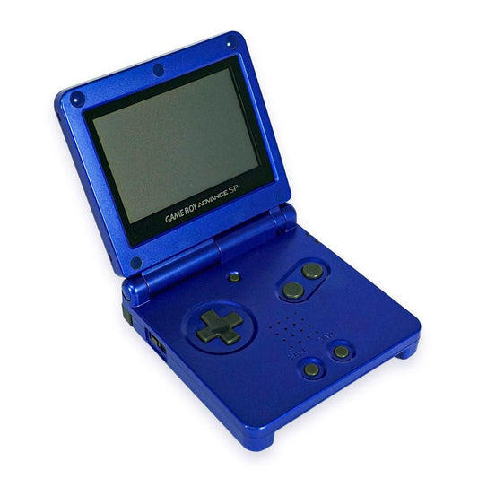 Cobalt GameBoy Advance SP System (AGS - 001) - Certified Tested & Cleaned - Retro Island Gaming