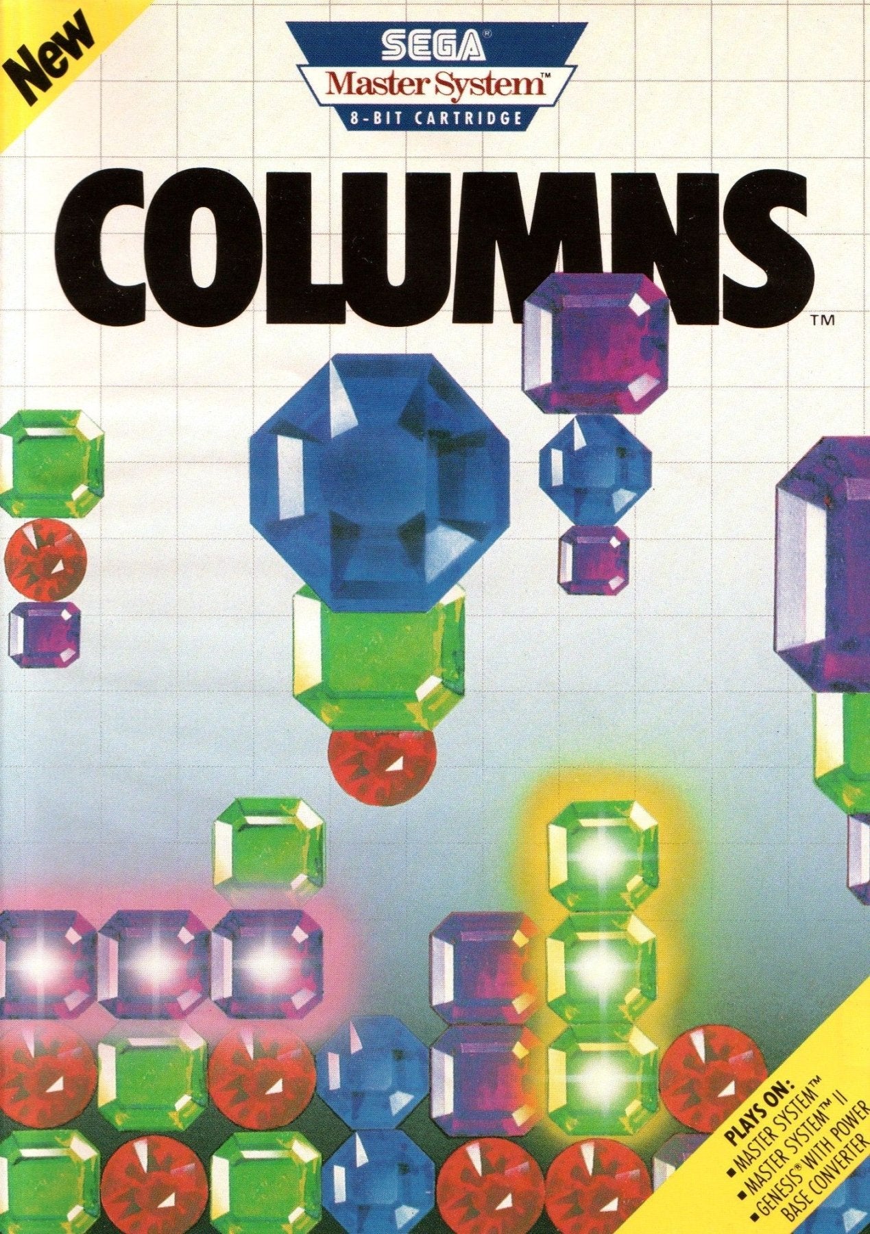 Columns - Sega Master System - Retro Island Gaming