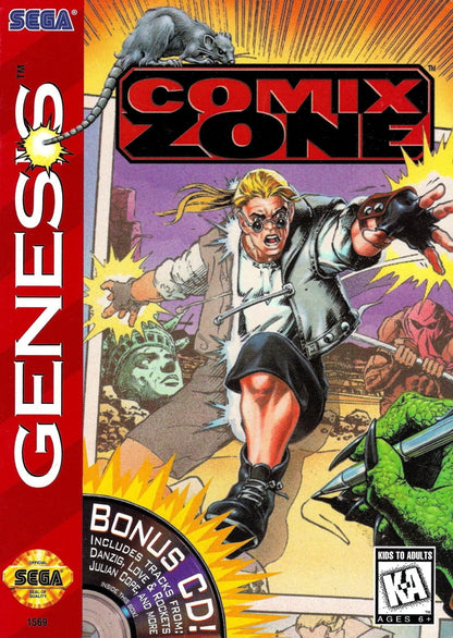 Comix Zone - Sega Genesis - Retro Island Gaming