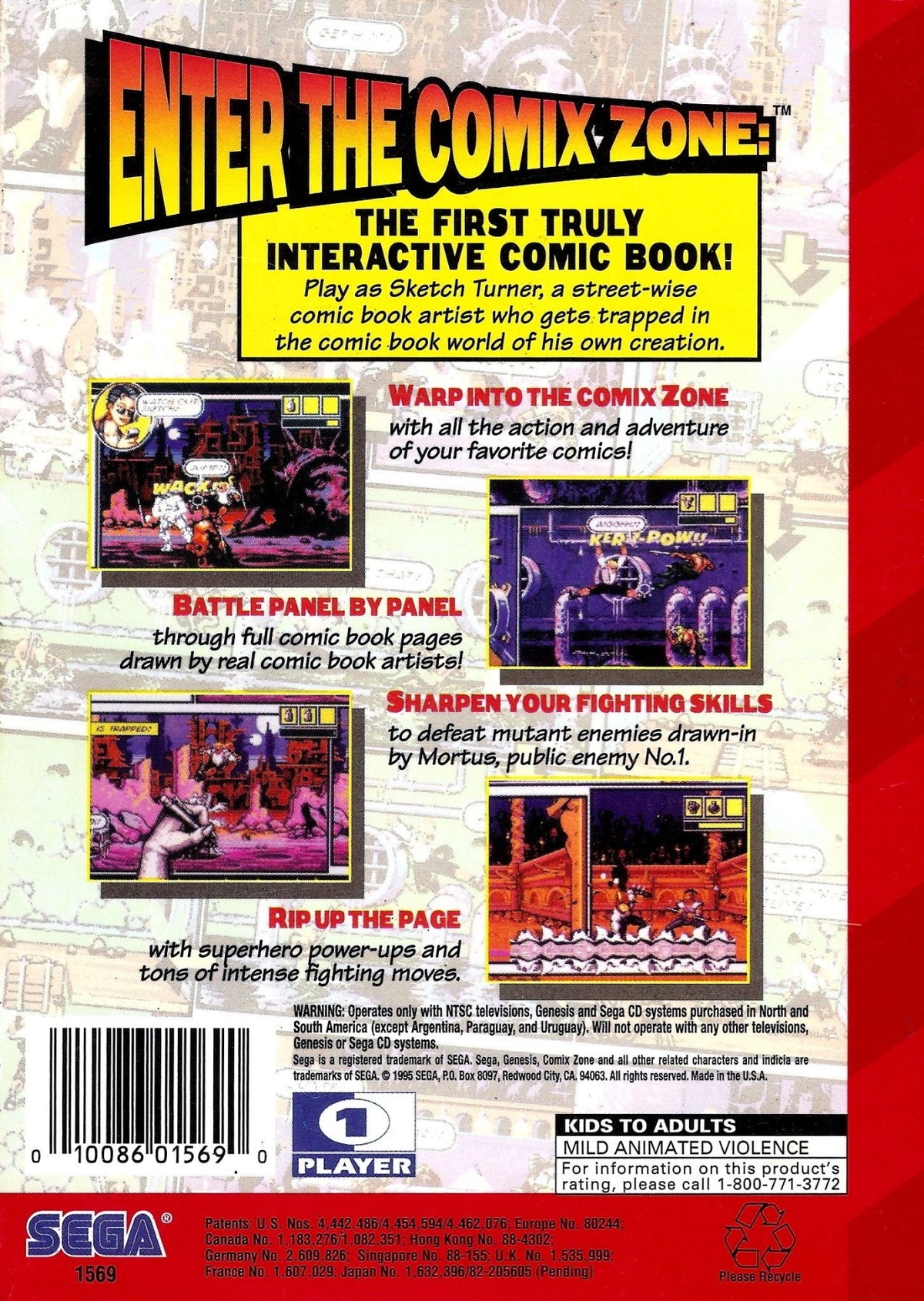 Comix Zone - Sega Genesis - Retro Island Gaming