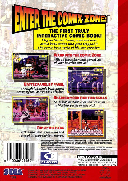 Comix Zone - Sega Genesis - Retro Island Gaming