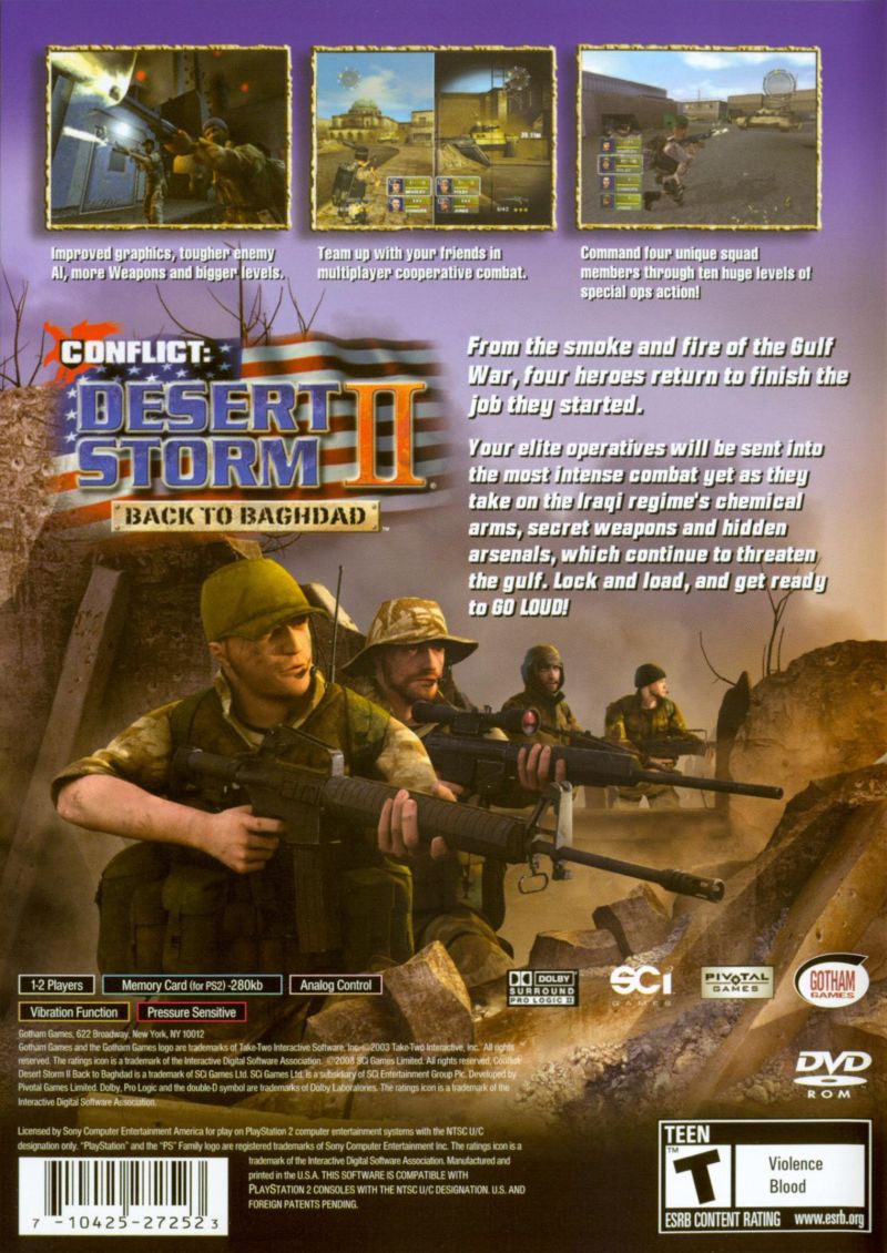 Conflict Desert Storm 2 - Playstation 2 - Retro Island Gaming