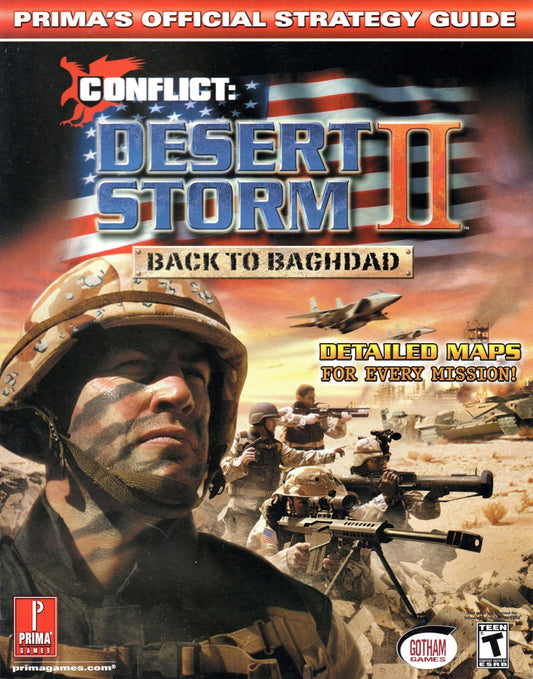 Conflict: Desert Storm II Back to Baghdad Prima's Official Strategy Guide - Guide Book - Retro Island Gaming