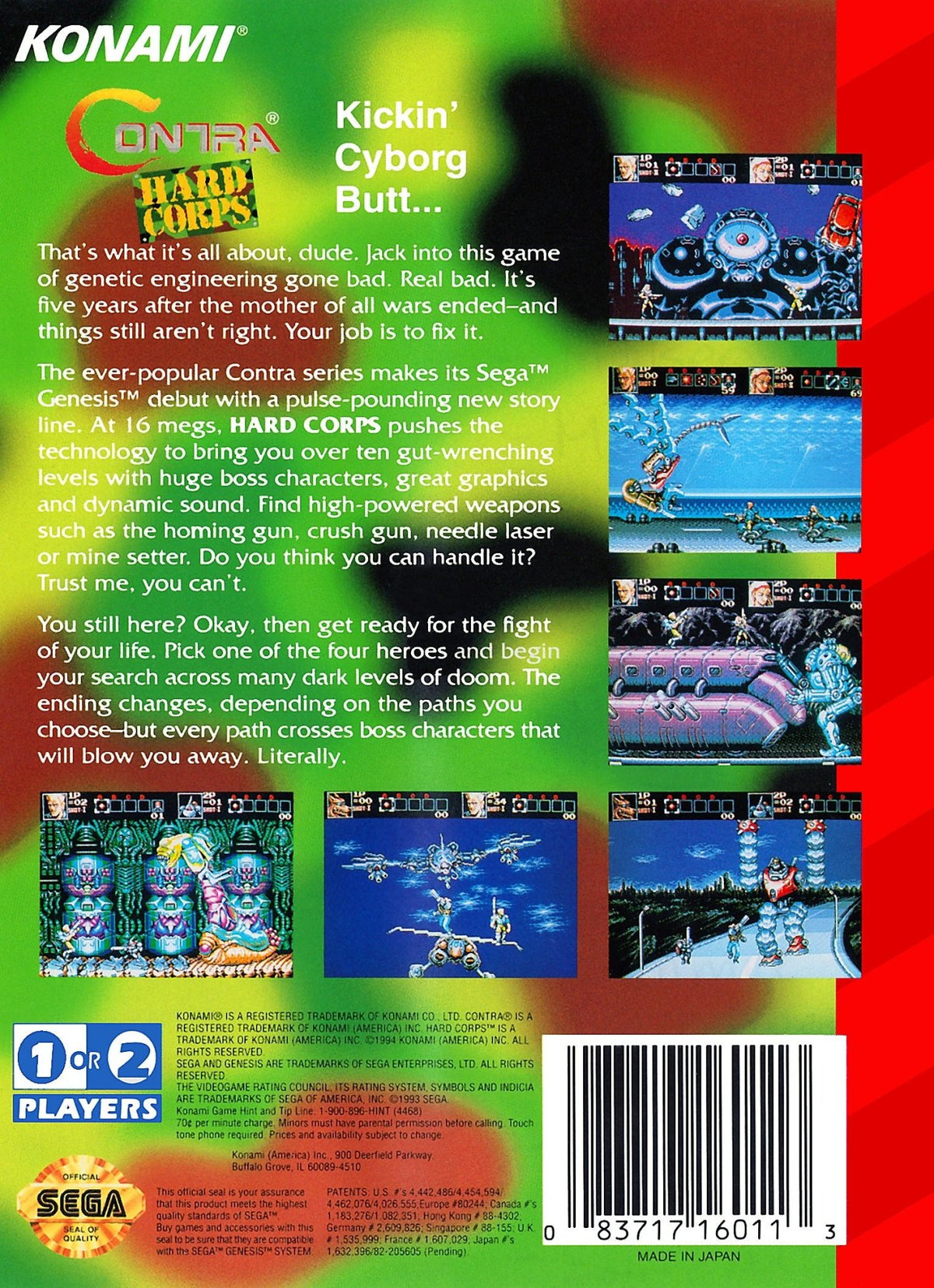 Contra Hard Corps - Sega Genesis - Retro Island Gaming