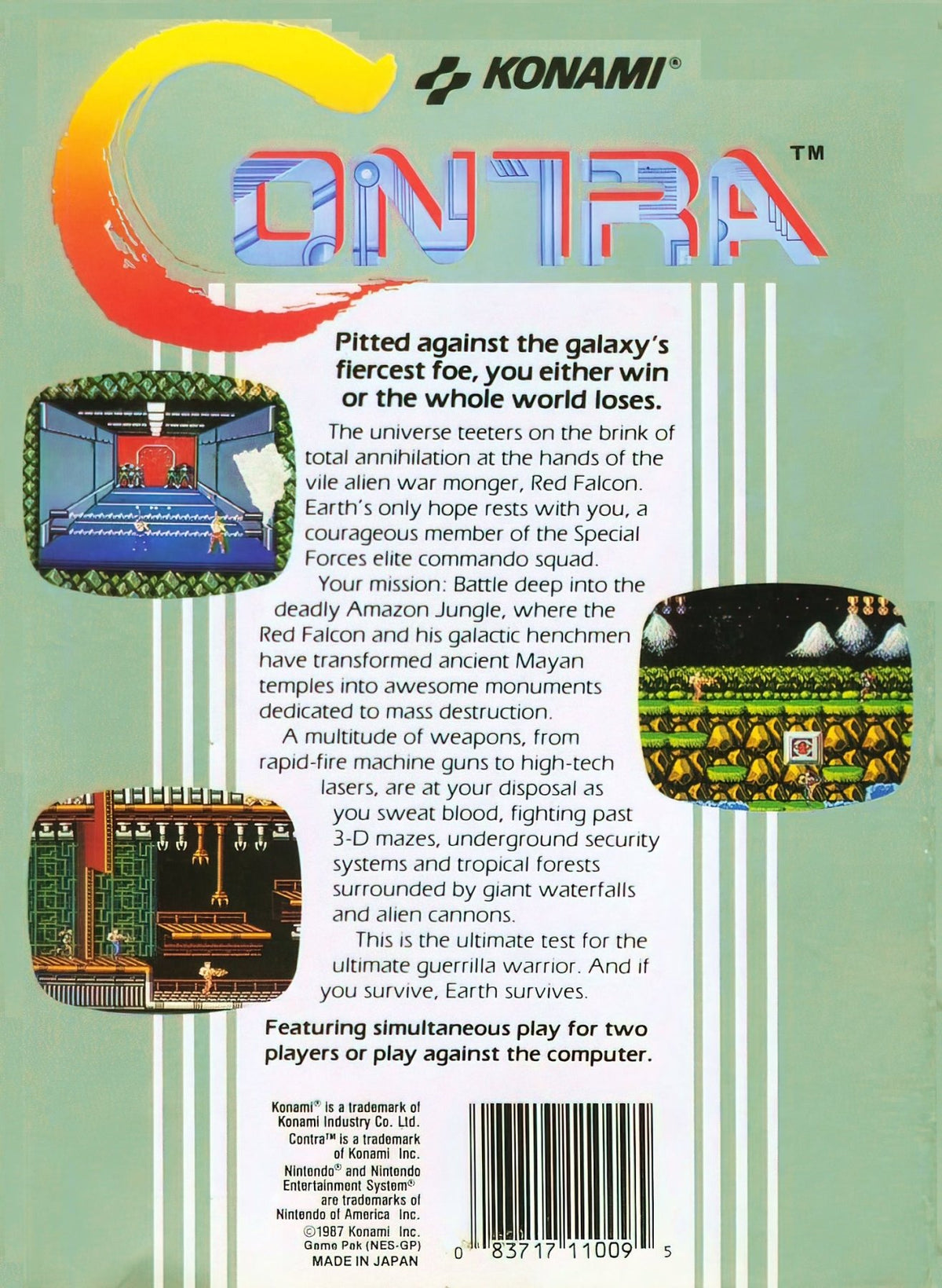 Contra - NES - Retro Island Gaming