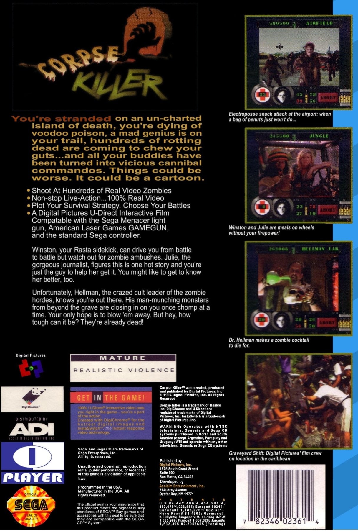 Corpse Killer - Sega CD - Retro Island Gaming