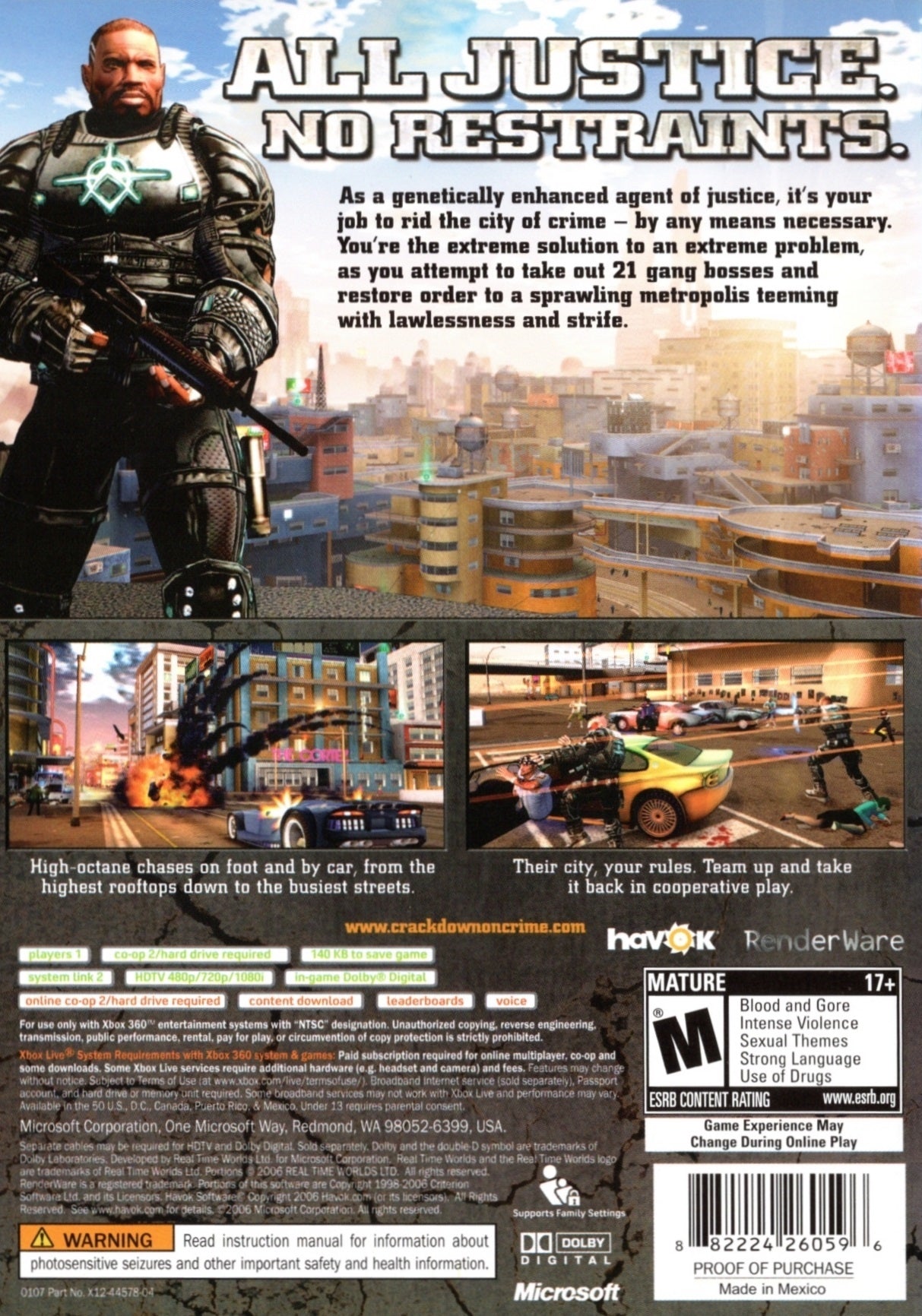 Crackdown - Xbox 360 - Retro Island Gaming