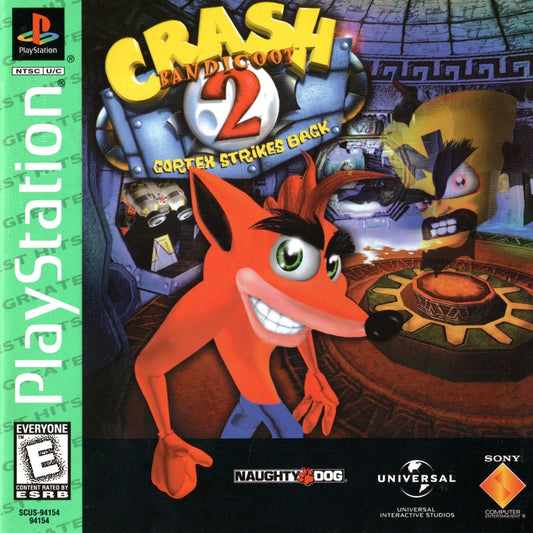 Crash Bandicoot 2 Cortex Strikes Back [Greatest Hits] - Playstation - Retro Island Gaming