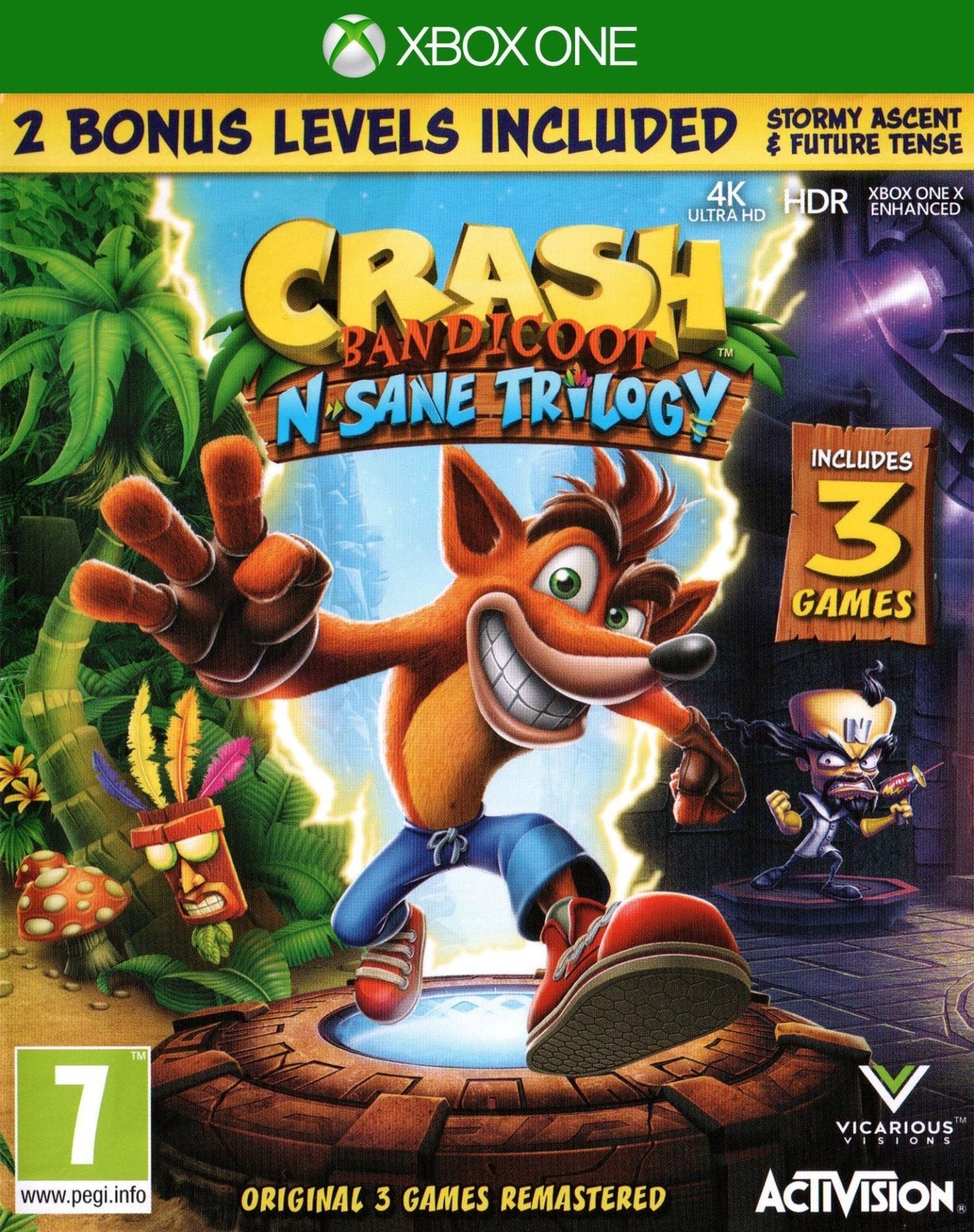 Crash Bandicoot N. Sane Trilogy - PAL Xbox One - Retro Island Gaming