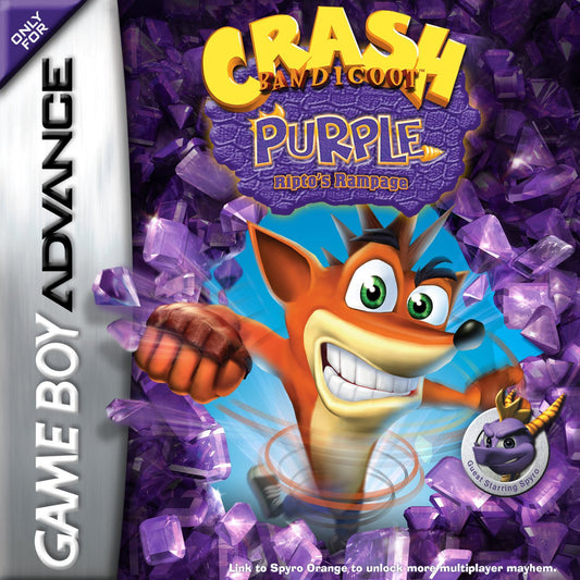 Crash Bandicoot Purple - GameBoy Advance - Retro Island Gaming