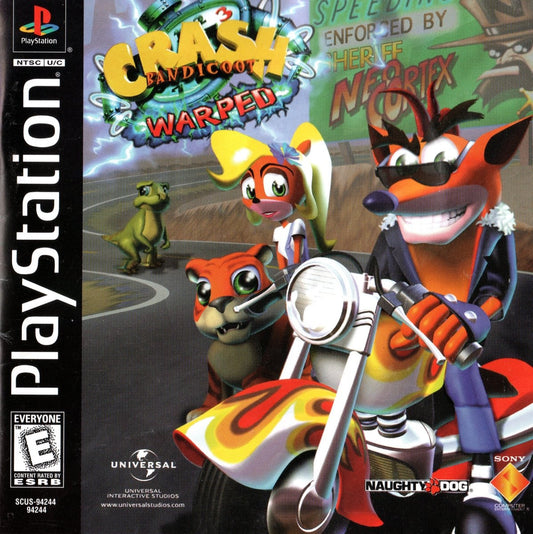 Crash Bandicoot Warped - Playstation - Retro Island Gaming