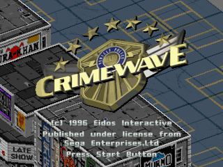 Crime Wave - Sega Saturn - Retro Island Gaming