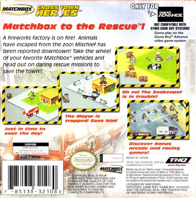 Cross Town Heroes - GameBoy Advance - Retro Island Gaming