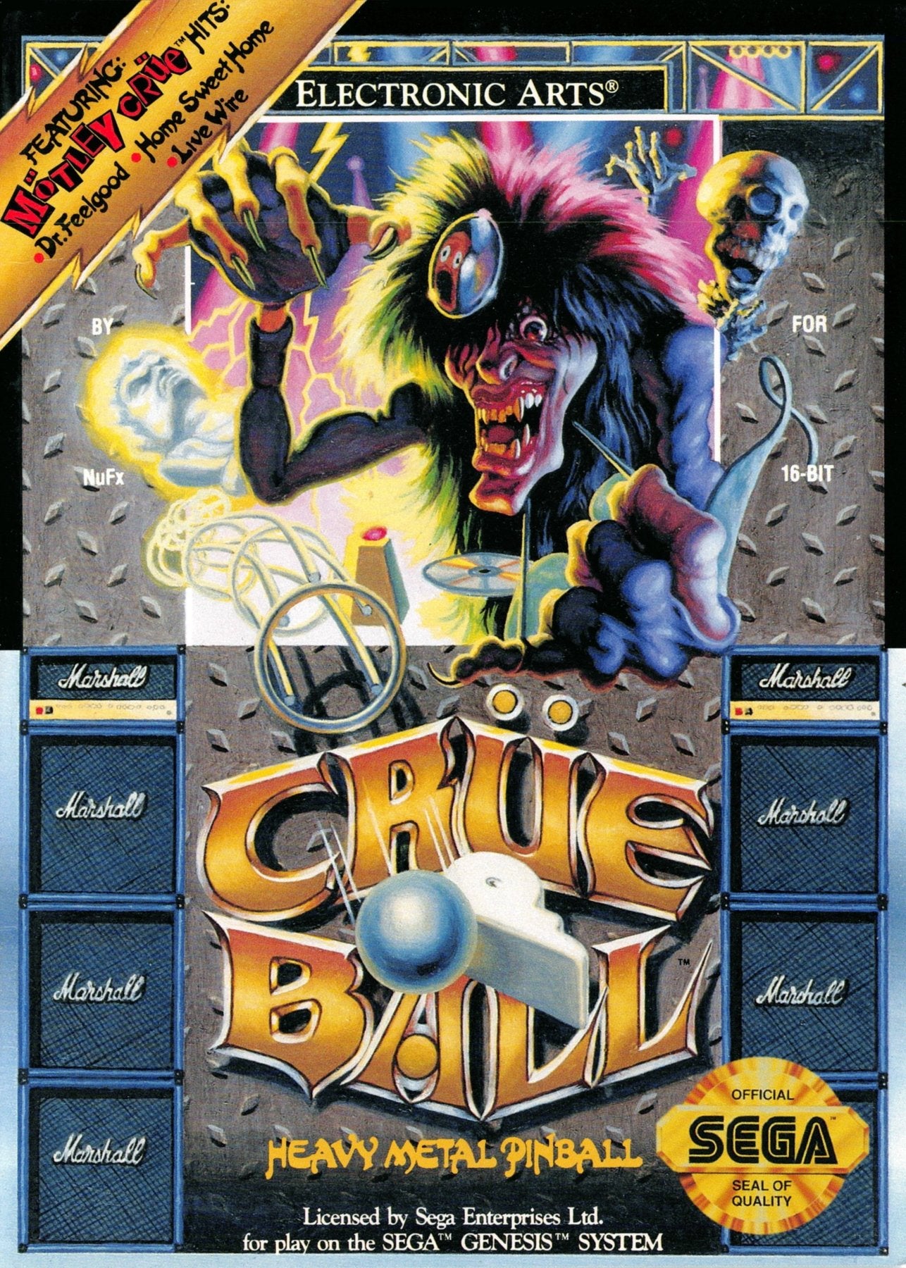 Crue Ball - Sega Genesis - Retro Island Gaming