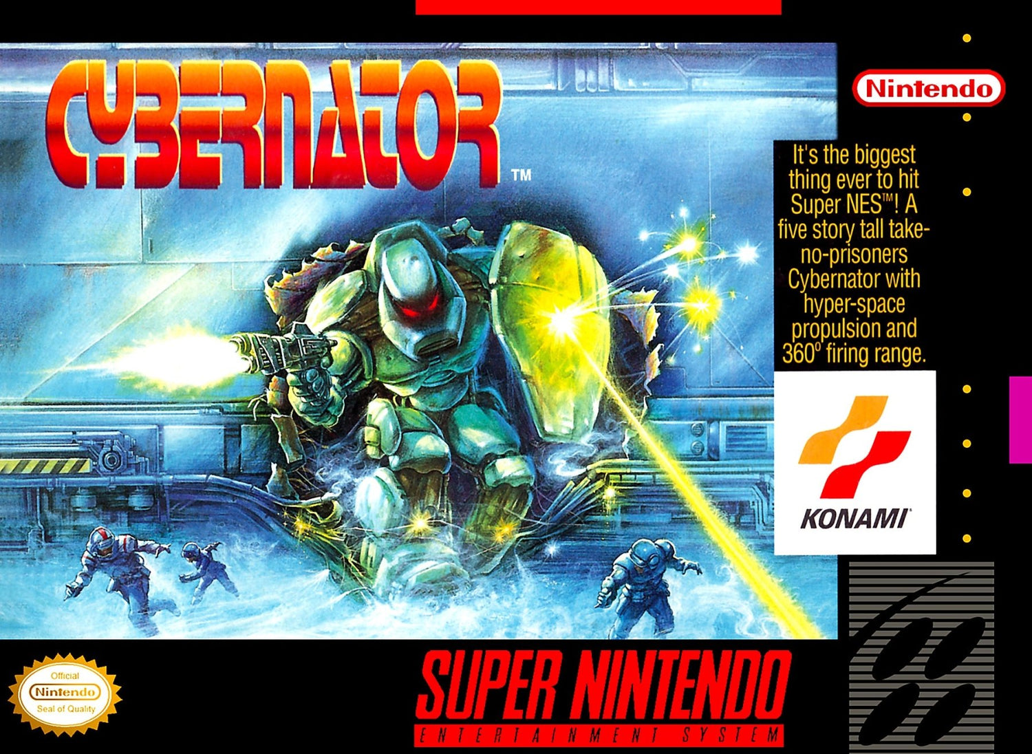 Cybernator - Super Nintendo - Retro Island Gaming
