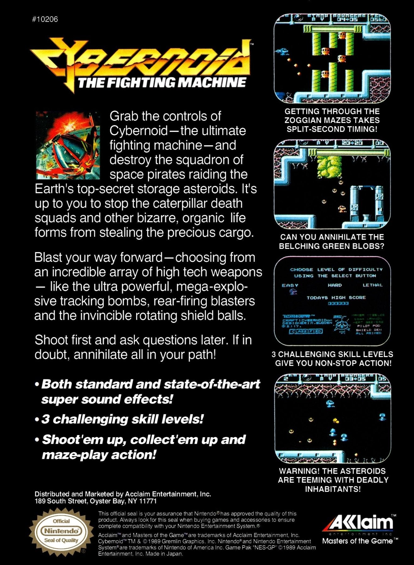 Cybernoid The Fighting Machine - NES - Retro Island Gaming