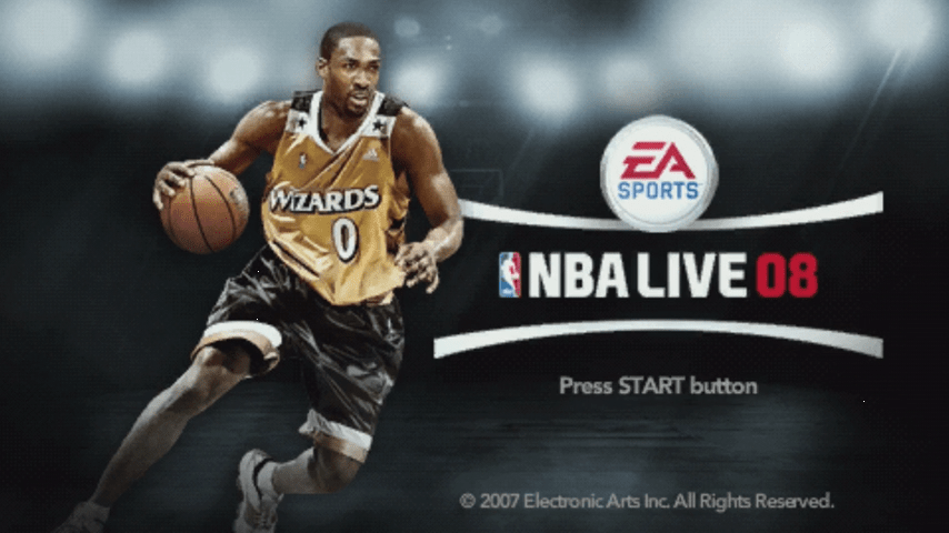 NBA Live 2008 - PSP