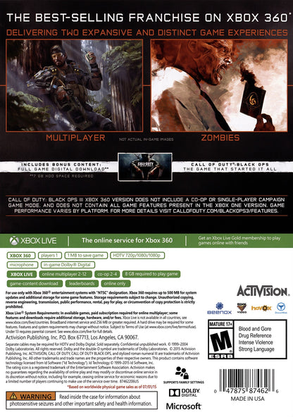 Call of Duty Black Ops III - Xbox 360 - Retro Island Gaming
